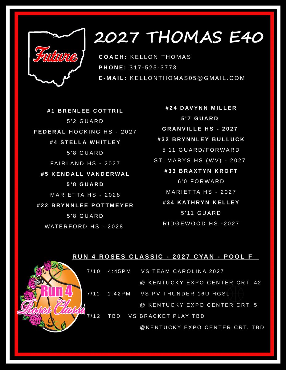 KellonCash5's tweet image. Ohio Future 2027 run for roses classic schedule