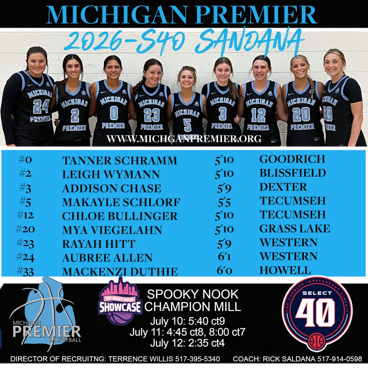 Michigan Premier (@mipremierbball) on Twitter photo The whole package...skilled, poised and gritty. Ready for their last July! <a href="/MIPremier2026/">MI Premier 2026 - Saldana</a> The whole package...skilled, poised and gritty. Ready for their last July! <a href="/MIPremier2026/">MI Premier 2026 - Saldana</a>