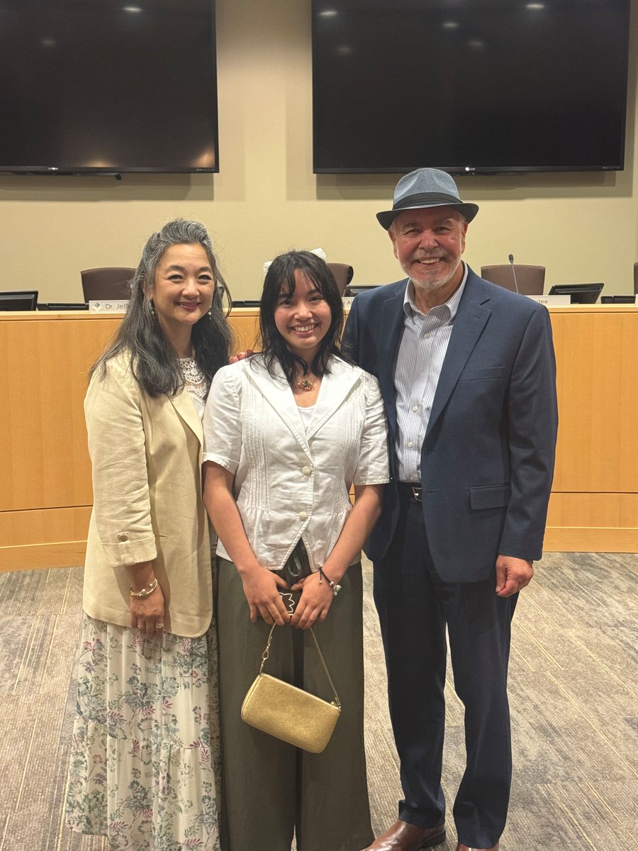 During last night's meeting of the SJECCD Board of Trustees, recently elected Evergreen Valley College Student Trustee Ariana Estrada took the Oath of Office.

Ariana is the daughter of EVC faculty members, and proud parents, Henry Estrada and Grace Estrada.