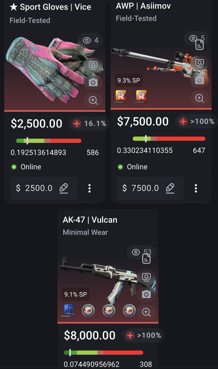 GCM_CSGO's tweet image. Hello friends, been a bit

Friendly reminder I’m open to Kato trades for my items

Been away from the scene and will continue to be, but you can always reach me through DMs or steam

Hope all of my homies are doing well and prospering ❤️