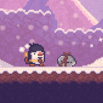 playinfogrames's tweet image. Haaave you met Jeff?
This pet rock is the best companion for any penguin who's friends are afk. Co-op? More like Co-ROCK.