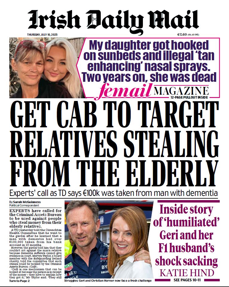 irishdailymail's tweet image. For all the big news, pick up Thursday's Irish Daily Mail