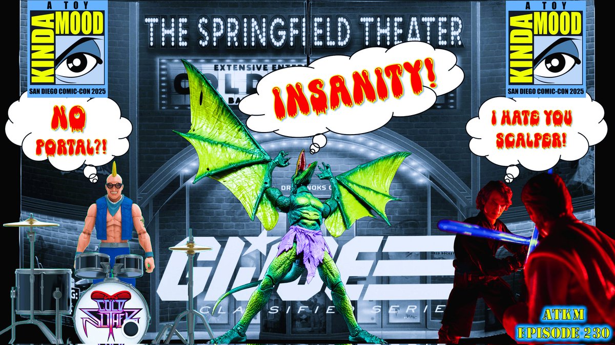 AToyKindaMood's tweet image. TONIGHT! 7PT - 9CT - 10EST! We review a ton of #SDCCExclusive action figure news 📰💬, why #Hasbro chose NOT to enter the SDCC Exclusives Portal 🛰🤔, and we face-off Inart #Superman against Hot Toys Supes 🦸♂️👊 >>> youtube.com/live/kZVTkMjRw…