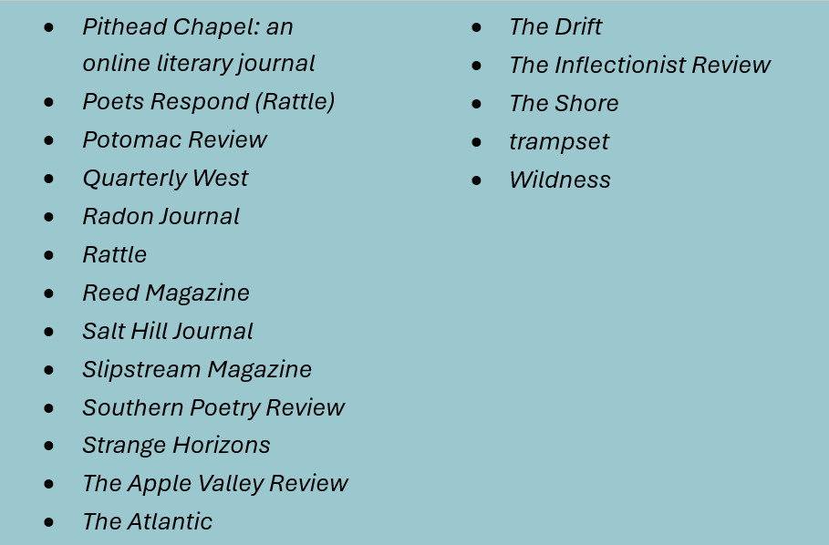 gardenpartylit's tweet photo. Get your work out there!

Here's our monthly roundup of FREE poetry venues accepting subs as of July 9th, 2025 ❤ 2 pages for easy readability ❤

Otherwise we're working on our 2025 chapbooks, and will start presales soon <3 

#writing #writingcommunity #poetrycommunity #poetry #poetsofinstagram #poetrymonth #writersofinstagram #poems #writerscommunity #writer #literature #smallpress #chapbookcontest #poems #callforsubmissions