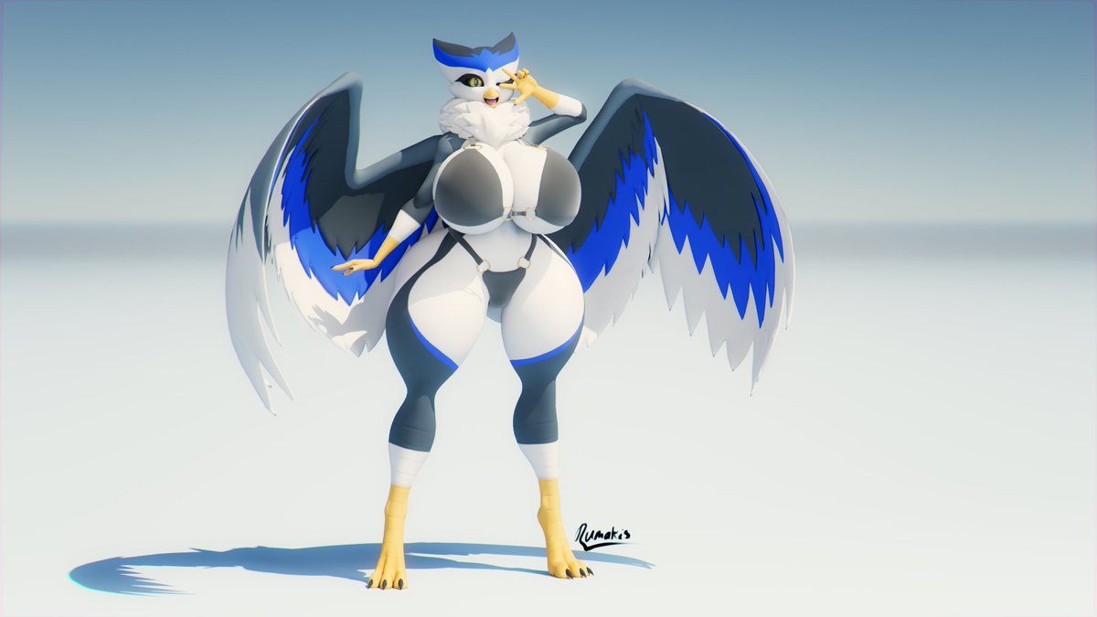 Showing off arrow again huge thanks to Rumakis for making her~ Renders by <a href="/RumakisSpice/">Rumakis Spice (@rumakisspice.bsky.social)</a> &amp; <a href="/BigMouseArts/">Charles</a>~♥

Super excited to finally show her off, glad I was able to get her done now I gotta look into getting Hailey &amp; possibly one of my boys done~♥