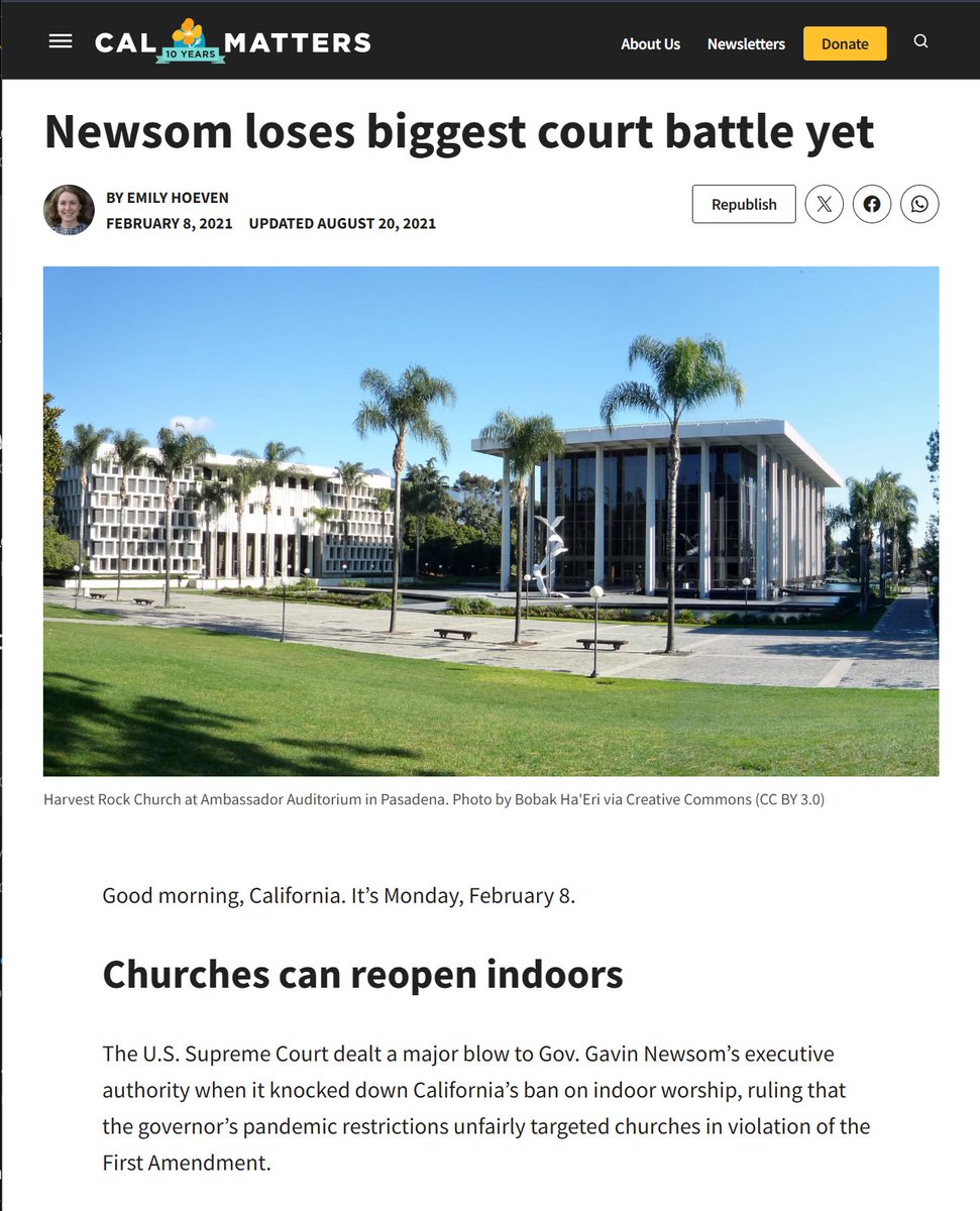Don't be fooled. <a href="/GavinNewsom/">Gavin Newsom</a> doesn't support faith or freedom.
