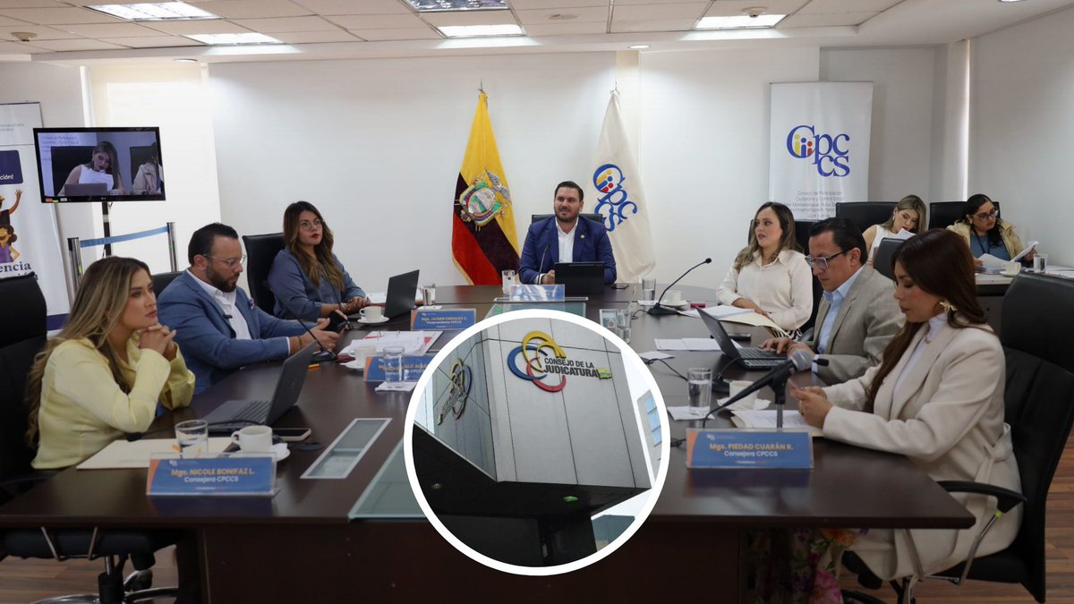 Oscar Ayerve (@oscarayerve) on Twitter photo ⚠️LA <a href="/CJudicaturaEc/">Consejo de la Judicatura</a> SIGUE PRORROGADA Y LA JUSTICIA EN CRIS1S
📌 El <a href="/CpccsEc/">Participa Ecuador</a> lleva más de 6 meses sin poder iniciar el concurso para designar a los nuevos vocales de la Judicatura.
❌ Aunque las 5 ternas debían enviarse hasta el 17 de enero de 2025, solo están habilitadas en firme ⚠️LA <a href="/CJudicaturaEc/">Consejo de la Judicatura</a> SIGUE PRORROGADA Y LA JUSTICIA EN CRIS1S
📌 El <a href="/CpccsEc/">Participa Ecuador</a> lleva más de 6 meses sin poder iniciar el concurso para designar a los nuevos vocales de la Judicatura.
❌ Aunque las 5 ternas debían enviarse hasta el 17 de enero de 2025, solo están habilitadas en firme