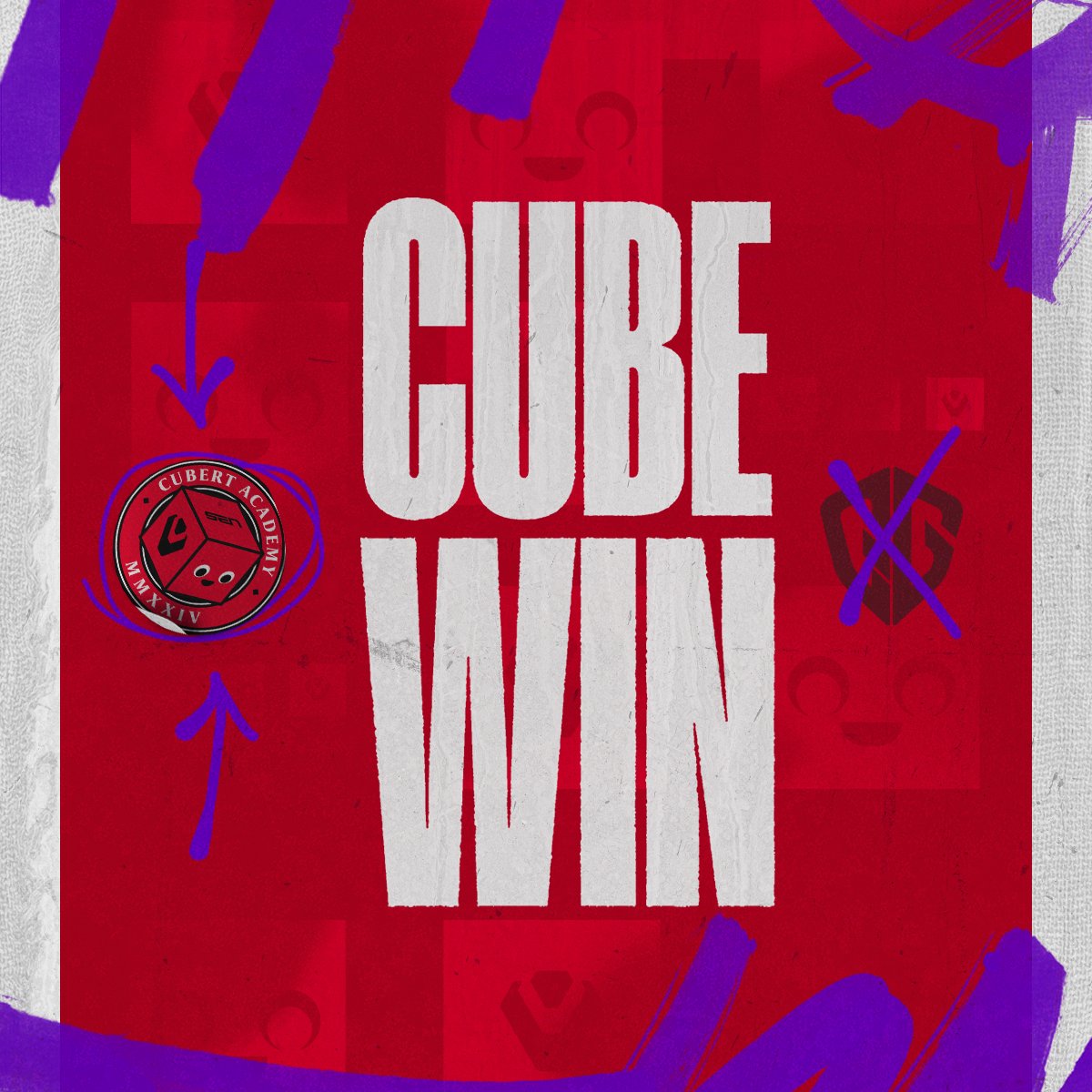 CUBERT WINS 2-0

A perfect start for Stage 3 🟥