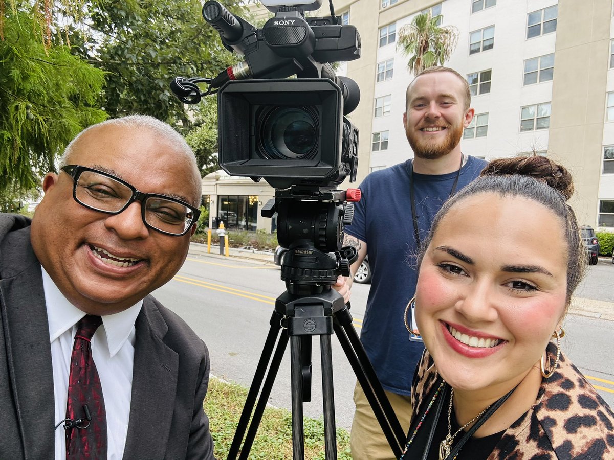 DrRobertCollins's tweet image. First time working with reporter Gabby Killett @gekillett, who is (relatively) new to FOX 8. We are talking about issues on the first day of qualifying for New Orleans municipal elections.
