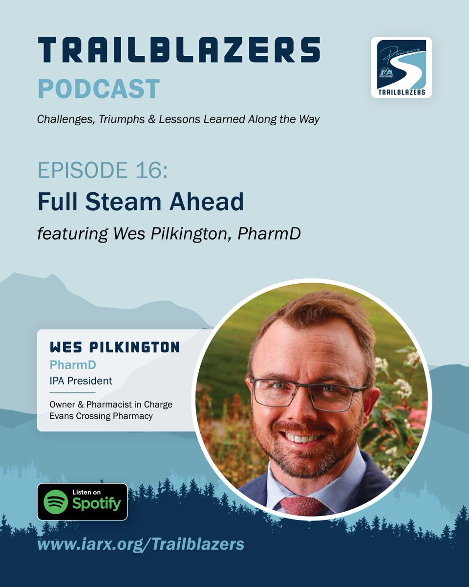 NEW Episode 🎙️ Trailblazers Podcast

During this episode, IPA CEO Matt Pitlick welcomes IPA’s 147th President, Wes Pilkington, to discuss his path to community pharmacy, his goals for the association, his favorite golfers and more! 🏌️‍♂️

Listen &amp; subscribe: bit.ly/4nLgyeq