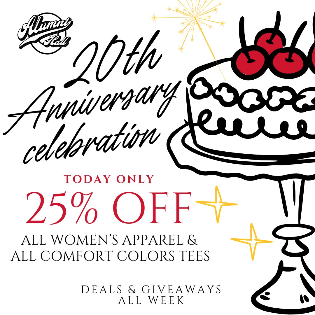 AlumniHallUNL's tweet image. FINAL HOURS for 25% off Women&apos;s Apparel &amp;amp; All Comfort Colors Tees! 🎉⏳ 
alumnihall.com