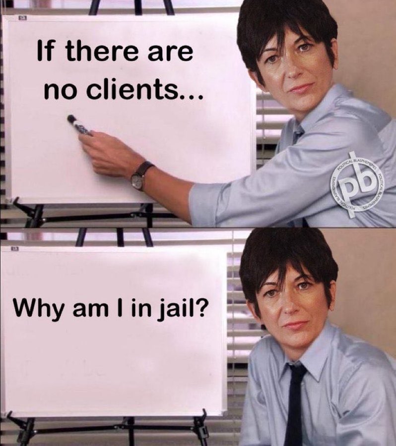 No list of clients, yet Ghislane Maxwell’s Black Book does exist. But a deal was made and the information in that BLACK BOOK will never be released. Why? Because our government is protecting likely not only our government but others. Wild guess, our very own DOJ, FBI, CIA, NSA