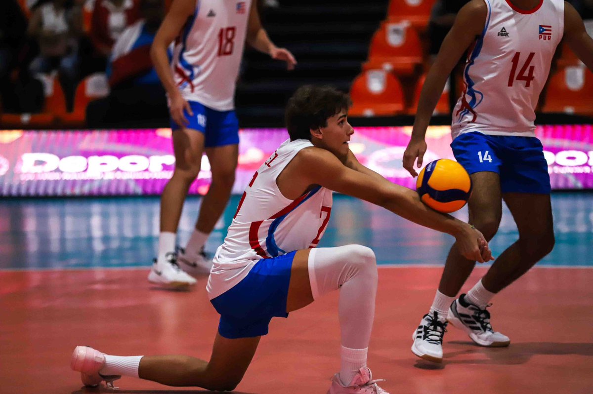 Norceca_Info's tweet photo. Venezuela 🇻🇪 celebrates first U19 Pan Cup Win
Venezuela 🇻🇪 3-0 (25-23, 25-19, 25-22) vs Puerto Rico 🇵🇷
Top Scorers
Jean Sanabria (10) 🇻🇪 - 14pts
Gandy Lugo (9) 🇻🇪 - 12pts
Gustavo Perez (15) 🇵🇷 - 10pts
#norceca #volleball #u19panamcup https://t.co/BCnyY4HO5S
