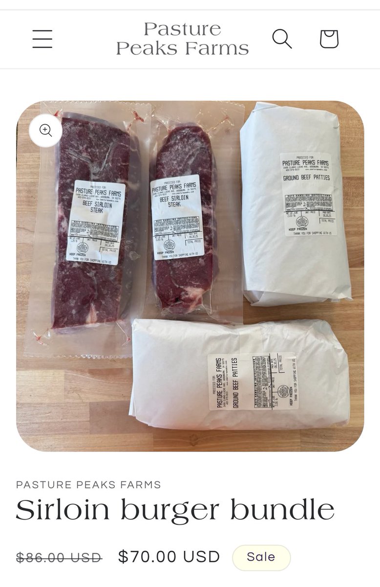 PasturePeaks's tweet image. We’ve added a couple new bundles as well as skirt and flank steak head on over to the website to get yours!