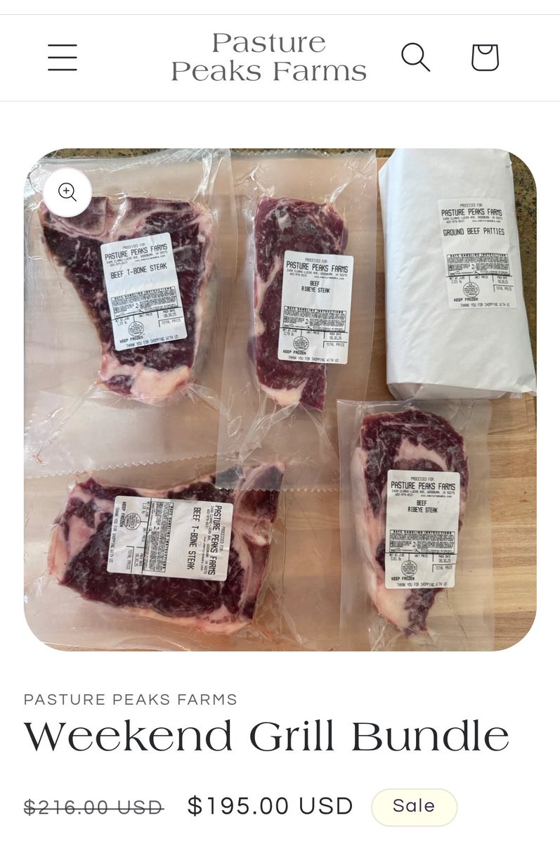 PasturePeaks's tweet image. We’ve added a couple new bundles as well as skirt and flank steak head on over to the website to get yours!