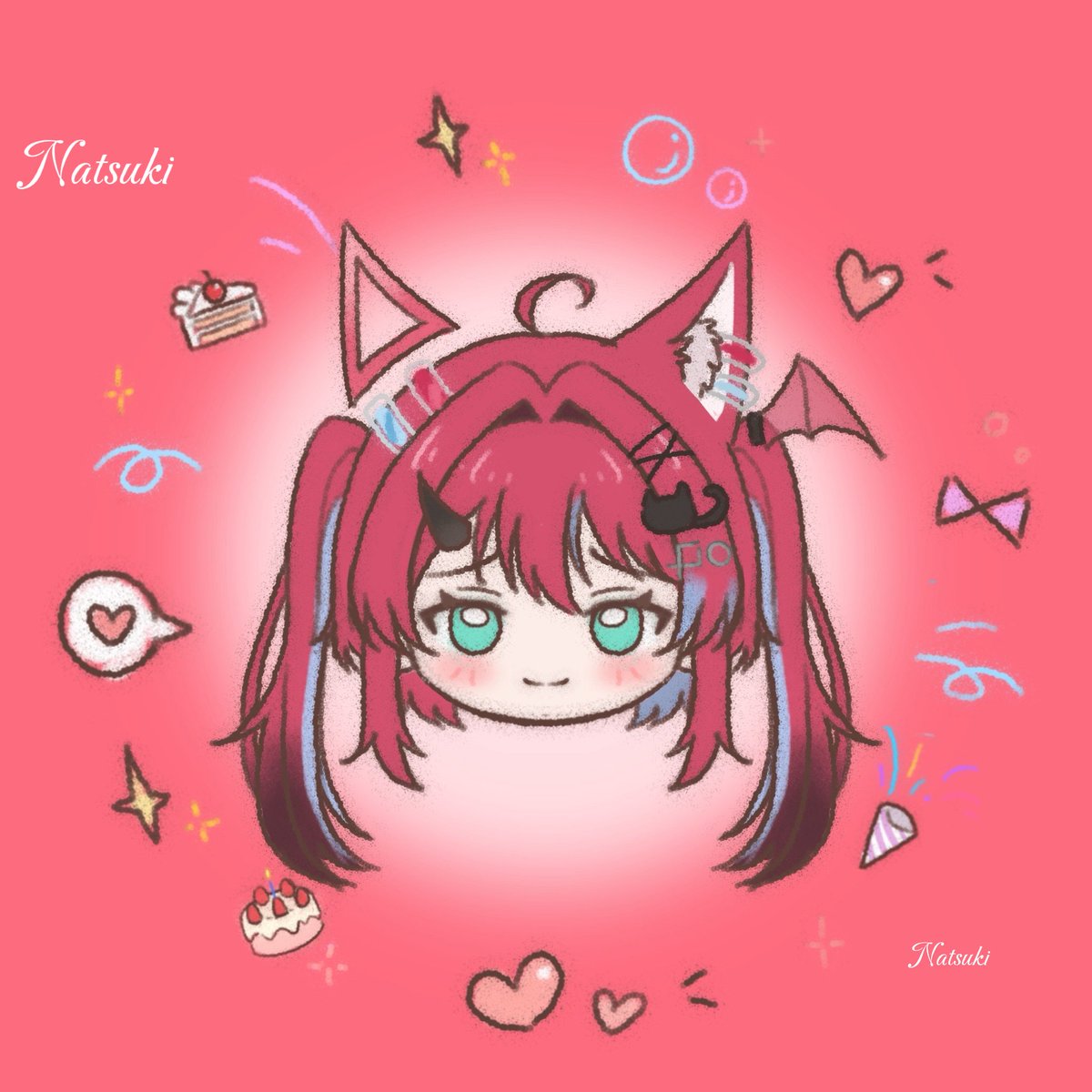 Natsuki768's tweet image. #布布畫布
提前祝布布生日快樂啦！（可能到時冇時間同布布慶生了）
可能畫的唔好睇 唔好話我🥹🙌