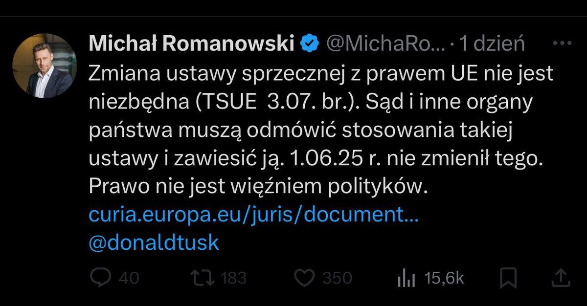 krzysztofwpanek's tweet image. Wszyscy tak bardzo wypatrywali oznak zamachu władzy wykonawczej na sądowniczą, że przegapili moment zamachu sędziów na władzę ustawodawczą…