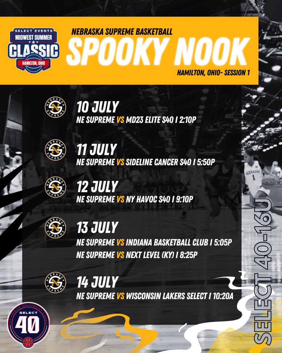 Leah Robinson (@leah_robinson1) on Twitter photo Excited to compete this weekend at the Select Super Showcase in Ohio! <a href="/NESupremeGirls/">Nebraska Supreme Girls</a> Excited to compete this weekend at the Select Super Showcase in Ohio! <a href="/NESupremeGirls/">Nebraska Supreme Girls</a>