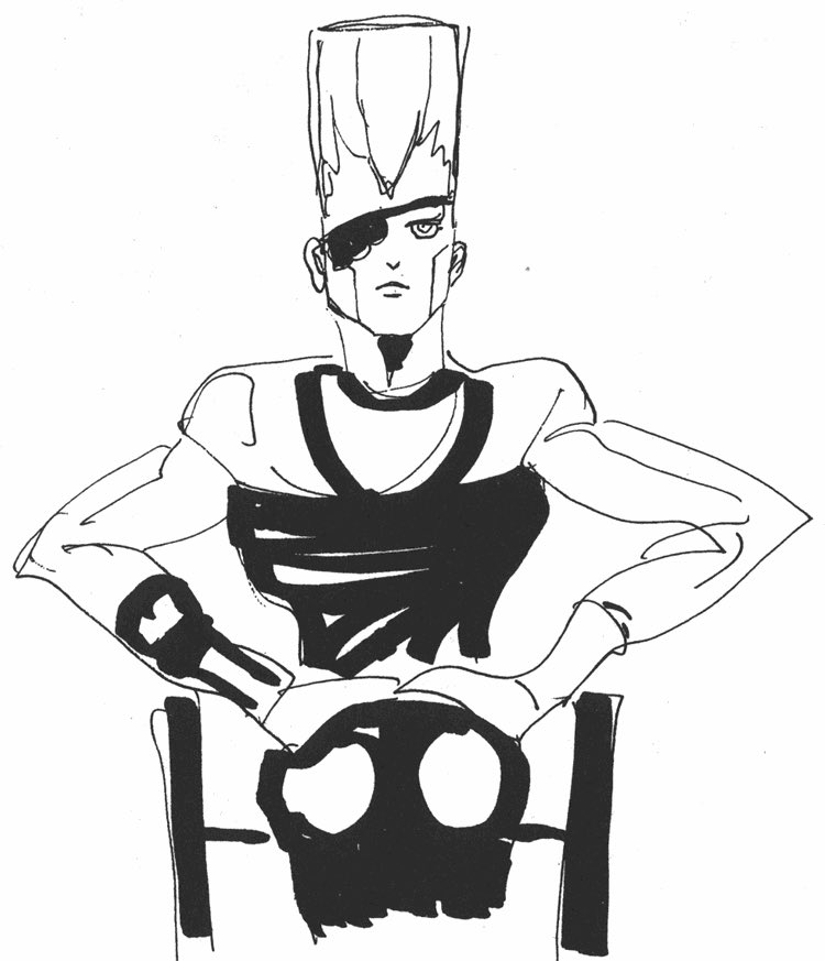 JPolnareffDaily's tweet image. Day 90: Sketch