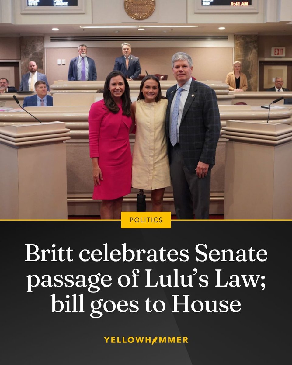 A little over a year after a Mountain Brook teen nearly died from a shark attack off the Florida Panhandle, the U.S. Senate passed legislation to authorize mobile phone alerts about attacks.

Sen. Katie Britt celebrated Tuesday’s passage of Lulu’s Law, her bipartisan legislation