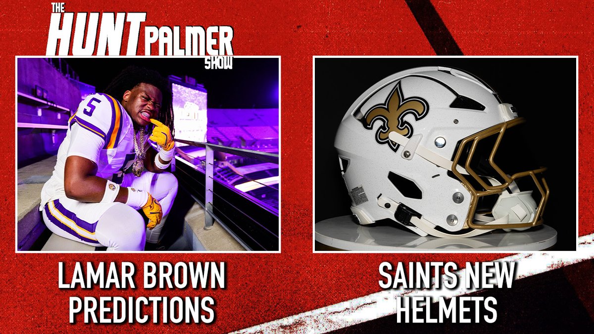 104.5 ESPN (@1045espn) on Twitter photo 🚨Hunt Palmer Show ON DEMAND🚨
🐯Is Carius Curne The Next Star OL??
🏈<a href="/SonnyShipp247/">Sonny Shipp</a> Previews Lamar Brown Decision
⚜️Saints Unveil New Helmets
⚾️MLB To Test Auto Balls & Strikes At ASG
🍎podcasts.apple.com/us/podcast/the…
🎙️open.spotify.com/show/3NFU9s9PL…
📽️youtube.com/live/tND7xQHnh… 🚨Hunt Palmer Show ON DEMAND🚨
🐯Is Carius Curne The Next Star OL??
🏈<a href="/SonnyShipp247/">Sonny Shipp</a> Previews Lamar Brown Decision
⚜️Saints Unveil New Helmets
⚾️MLB To Test Auto Balls & Strikes At ASG
🍎podcasts.apple.com/us/podcast/the…
🎙️open.spotify.com/show/3NFU9s9PL…
📽️youtube.com/live/tND7xQHnh…
