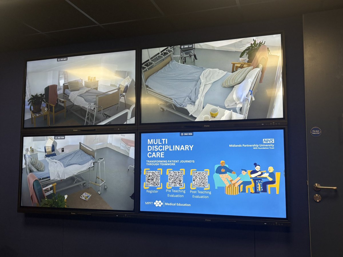 Ravinder Hayer (@ravinderhayer1) on Twitter photo The Immersive Simulation Suite is looking forward to welcoming our Dietetic, SLT, OT, Podiatrist and Physiotherapist colleagues for a MDT based session today 🤝 <a href="/MPFTMedED/">MPFT-Medical Education</a> The Immersive Simulation Suite is looking forward to welcoming our Dietetic, SLT, OT, Podiatrist and Physiotherapist colleagues for a MDT based session today 🤝 <a href="/MPFTMedED/">MPFT-Medical Education</a>