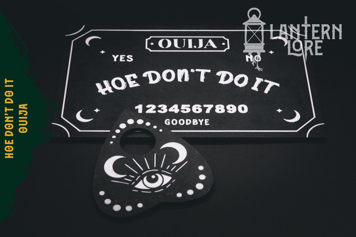 LanternLore's tweet image. Hoe Don’t Do It – Ouija Board
Because summoning ghosts at 2AM might be someone’s idea of fun—but it ain’t yours.
3D printable, spooky, and sassy.
Don’t mess with what you can’t un-summon.
Model: makerworld.com/en/models/1591…
#3DPrinting #OuijaBoard #Summerween #DarkArt #decor
