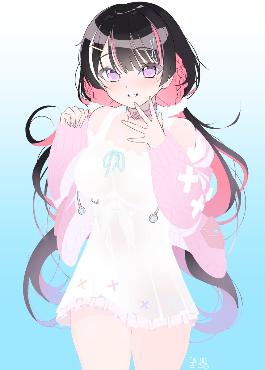 LaurolAzuki's tweet image. 白ワンピのあずきち　かわいい・・・　#AZKiART
