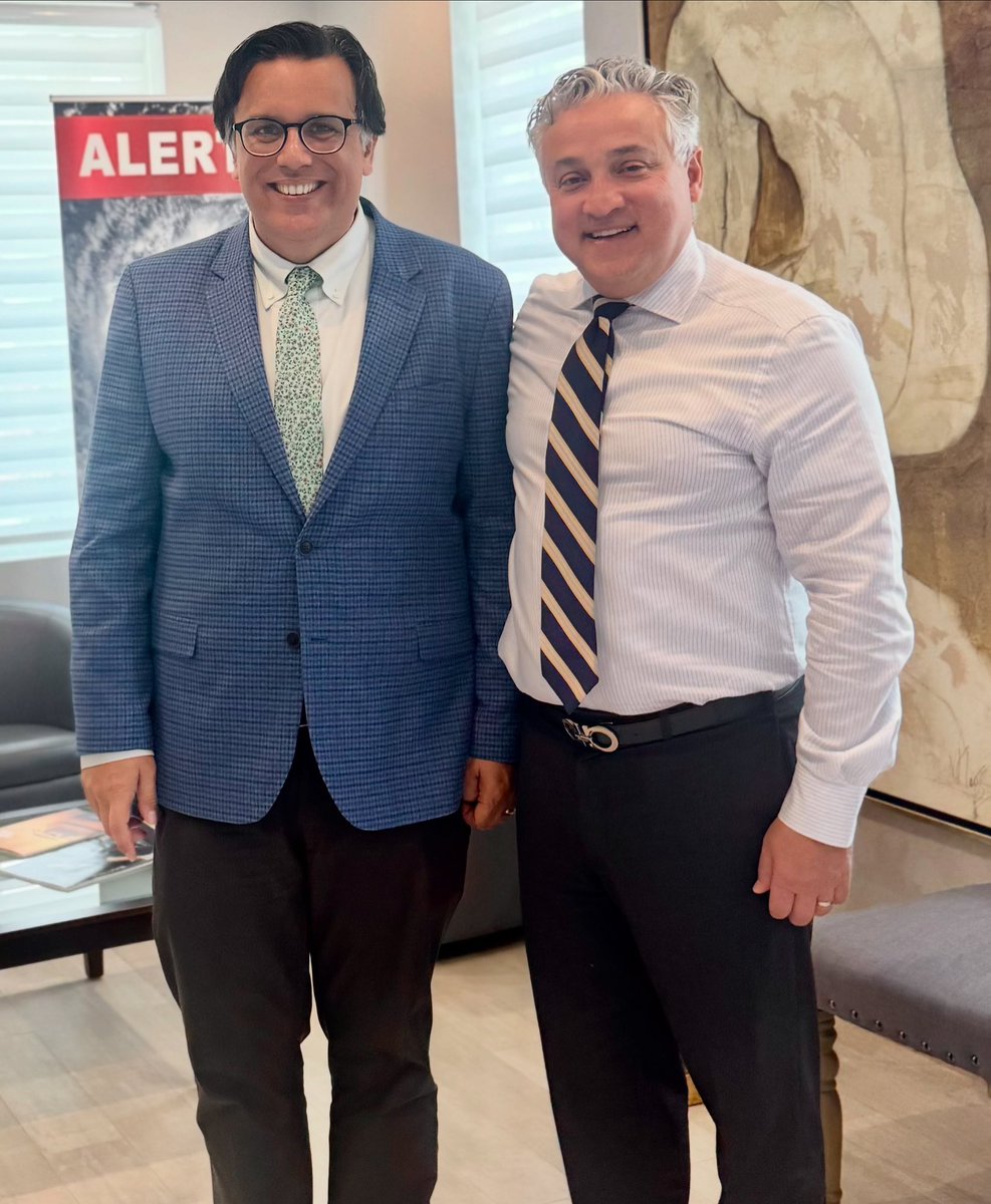 Good times today with a friend who I call the Syrian George Clooney, Sam Badawi.  Sam is an amazing guy with an amazing journey.  He came here as a teenager as an immigrant from Syria and settled in Alabama - Alabama!  Sam is a pharmacist and also an attorney and one of our most