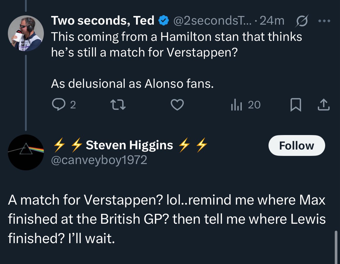 2secondsTed's tweet image. Replying like this and then immediately blocking me before I can throw 10 different facts at them.
