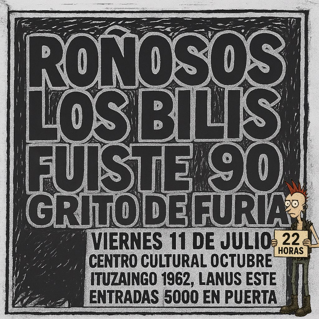Este viernes un poquito de punk rock en Lanús City