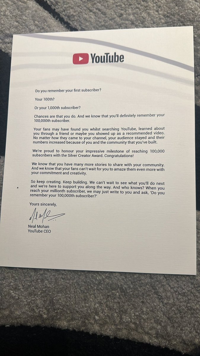 Thank you for everything! 100K plaque is here !!!❤️🙏🏾