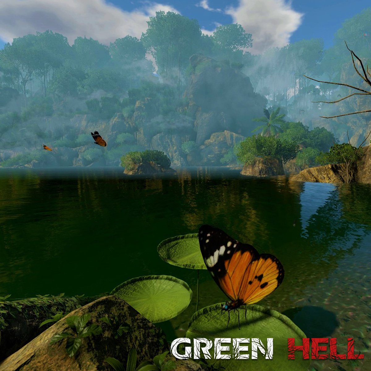 GreenHellGame's tweet image. A moment of beauty. 🦋