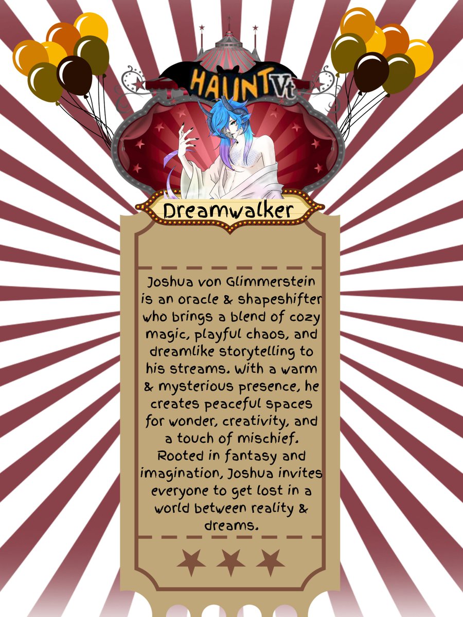 Haunt_VT's tweet photo. Day 9 of introducing our Wave 2 of spooky souls, 🌠welcome @The1Dreamwalker! A celestial shapeshifter and oracle of comfort and chaos, now floating among the haunted stars of HauntVT~ Head pats and treats encouraged 🧦🚀 #HauntVT #VTuber https://t.co/5Yc9mf6hJy