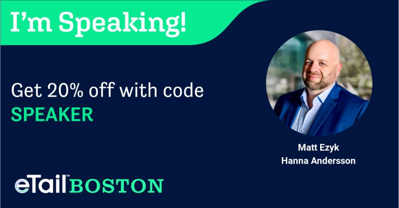 I'm excited to present the Search and Discovery keynote at eTail™ Boston in August! Find out more:  lnkd.in/e4SFZfQb  #eTail