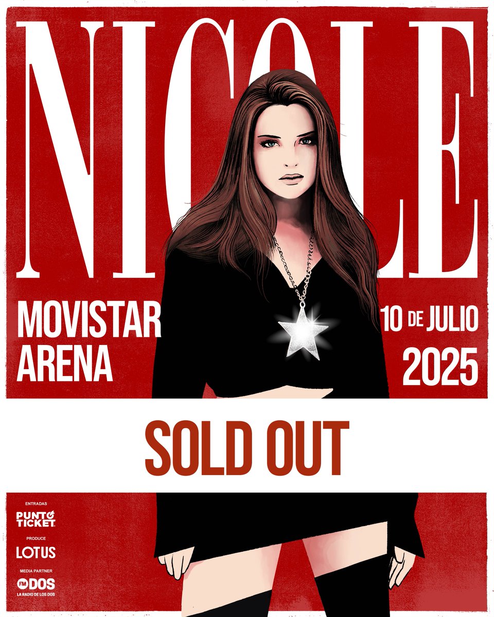 ¡SOLD OUT de <a href="/nicolemusica/">Nicole</a>! ❤️‍🔥 Nos vemos mañana en una noche mágica para celebrar los 30 años de Esperando Nada con todo ✨ ¿Nos vemos en Movistar Arena? 😍