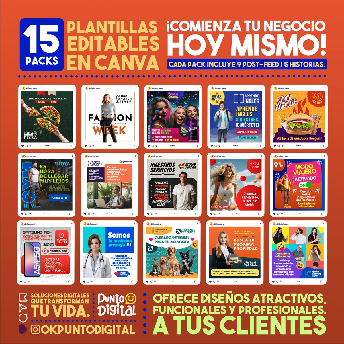 pabloszuok's tweet photo. 📣 ¡Comienza tu negocio hoy mismo!. 😁
Conviértete en un vendedor exitoso de plantillas editables para Canva. Vende plantillas #Canva, 15 Packs completos listos para trabajar.

✅ Link: https://t.co/L0IYUIY5KE ✅

#PlantillasCanva #DiseñosCanva #Canva #GanarDinero #NegociosOnline https://t.co/osdanYTW2F