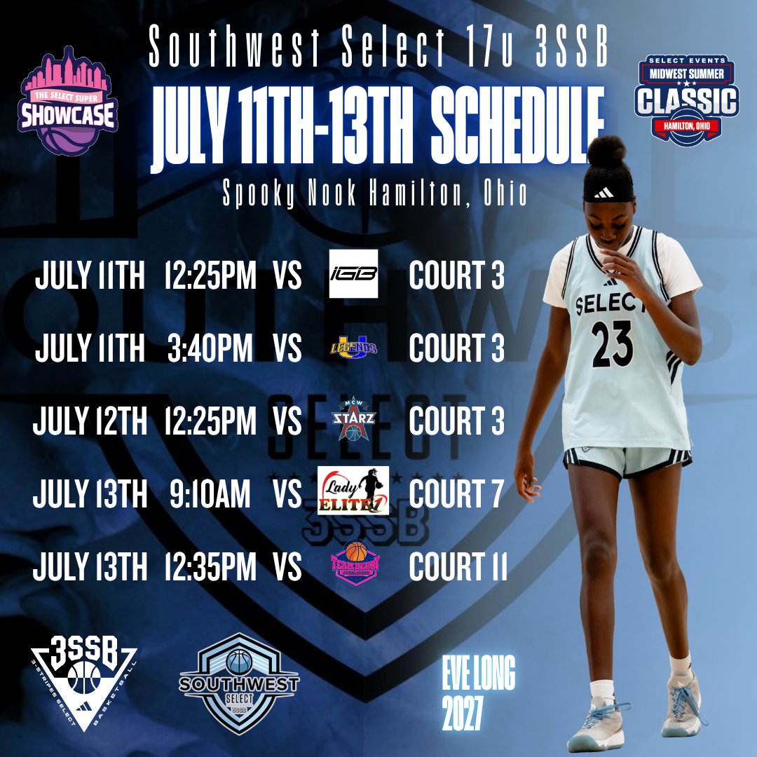 𝔼𝕧𝕖 𝕃𝕠𝕟𝕘 (@eve_long23) on Twitter photo 📍LIVE PERIOD!!
<a href="/SelectEventsBB/">Select Events Basketball</a> Hamilton,OH!!
<a href="/SW_Select3SSB/">SWSelect3SSB</a> <a href="/Khensle/">CoachKT</a>
<a href="/coach_clark512/">JC</a> <a href="/MikeAduddell/">Michael ⚡️</a> #aLONGway2go 📍LIVE PERIOD!!
<a href="/SelectEventsBB/">Select Events Basketball</a> Hamilton,OH!!
<a href="/SW_Select3SSB/">SWSelect3SSB</a> <a href="/Khensle/">CoachKT</a>
<a href="/coach_clark512/">JC</a> <a href="/MikeAduddell/">Michael ⚡️</a> #aLONGway2go