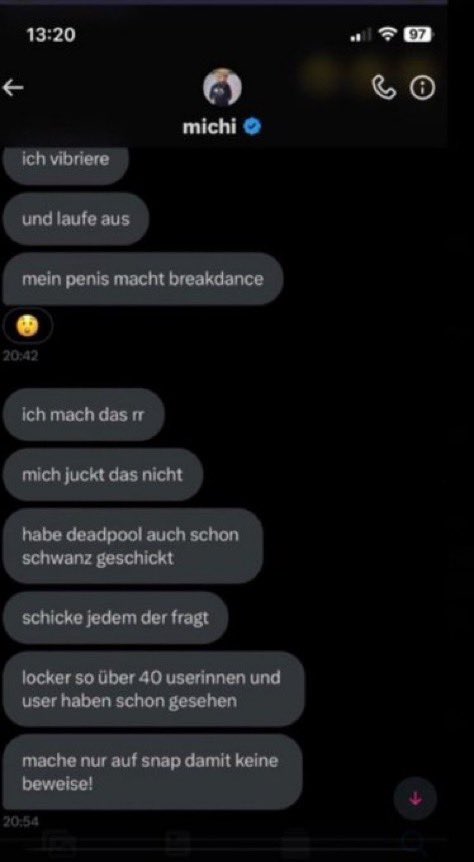 Kl reminder die andere Person war minderjährig