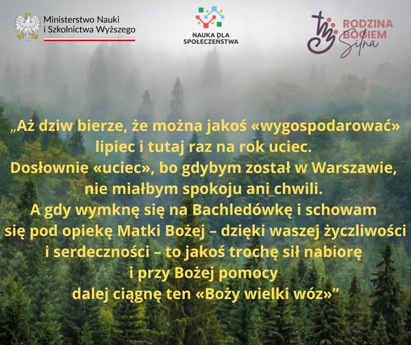 Wakacje to ważny czas nie tylko dla uczniów. Prymas Stefan Wyszyński nazywał swój letni odpoczynek "ucieczką" od zgiełku miasta. Tak opisywał urlop spędzany na Bachledówce od 1967 do 1973 roku:
