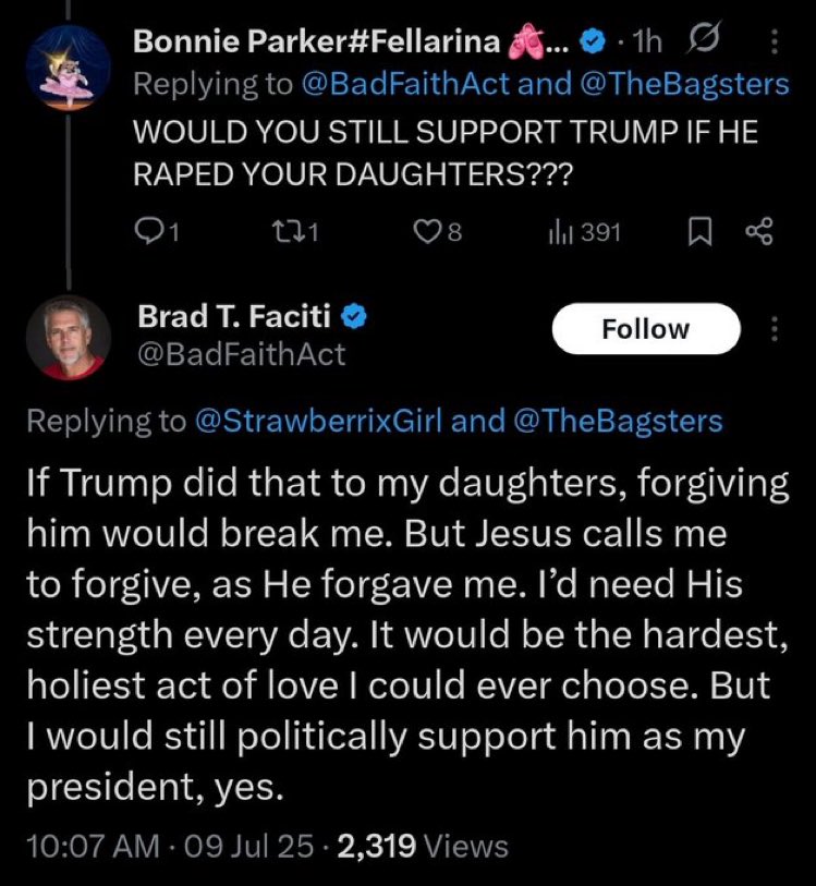 This is cult behaviour.

But it’s been the expectation since the Protestant Reformation. 

Sinners can’t achieve salvation until they forgive their transgressors. 

This is how sexual abuse has been systematically incorporated into Catholic, Protestant &amp; non denominational faith.