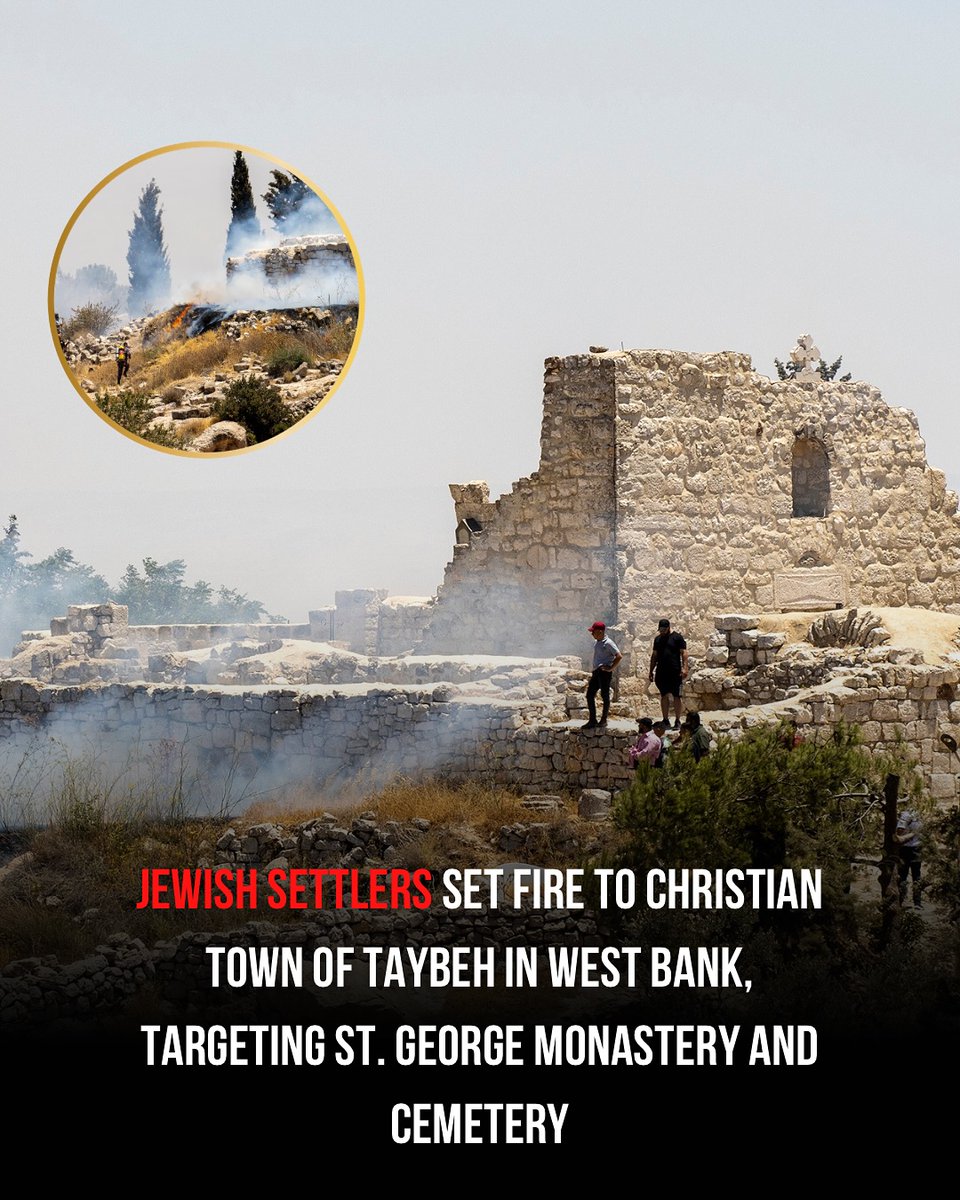 orthodox_33ad's tweet photo. Taybeh, an ancient Christian town in the West Bank, is under attack. https://t.co/bCWjF3WkvK