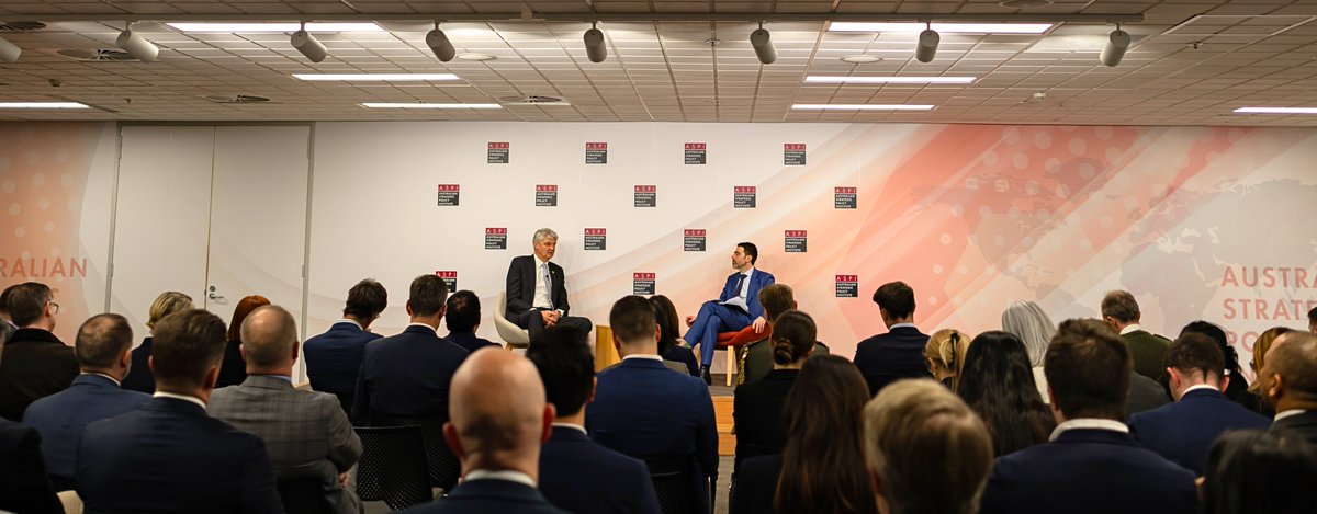 ASPI (@aspi_org) on Twitter photo ASPI was pleased to host Sir Stephen Lovegrove, the 🇬🇧 PM's Special Representative on AUKUS, in Canberra yesterday!
Sir Stephen joined <a href="/BassiJustin/">Justin Bassi</a> to discuss AUKUS, the evolving 🇦🇺–🇬🇧 strategic relationship and the 🇬🇧's defence commitment in the Indo-Pacific.
📺 Watch ➡️ ASPI was pleased to host Sir Stephen Lovegrove, the 🇬🇧 PM's Special Representative on AUKUS, in Canberra yesterday!
Sir Stephen joined <a href="/BassiJustin/">Justin Bassi</a> to discuss AUKUS, the evolving 🇦🇺–🇬🇧 strategic relationship and the 🇬🇧's defence commitment in the Indo-Pacific.
📺 Watch ➡️