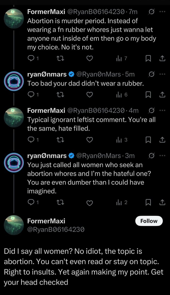 Ryan0nMars's tweet image. This idiot blocked me immediately after confirming just how stupid he actually is. Can’t read or use his brain. These people are allowed to vote. RIP america, it was fun while it lasted.