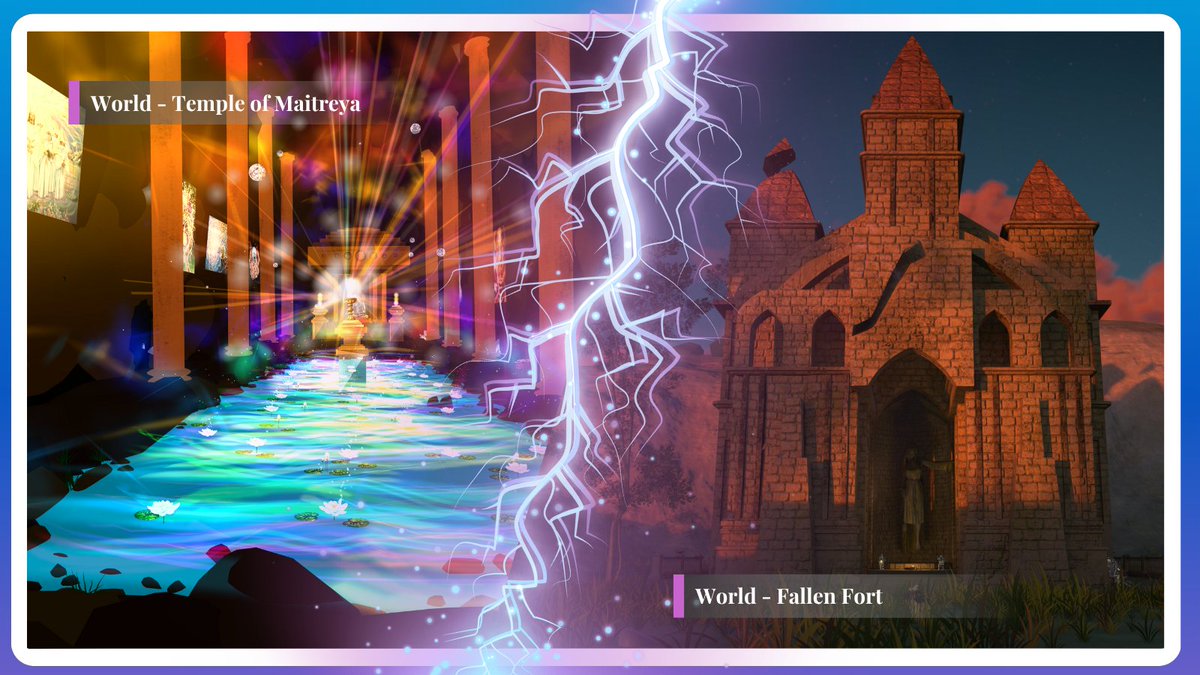 VIVERSEofficial's tweet image. 🏰 Clash of the castles, which world catches your eyes 👀?!
Check them out for 🆓👇
viverse.link/TempleofMaitre…
viverse.link/FallenFort
Tell us in the comments below 🤔
#VIVERSE #VirtualWorlds #Browsergames #gaming #friends #weekendmood
