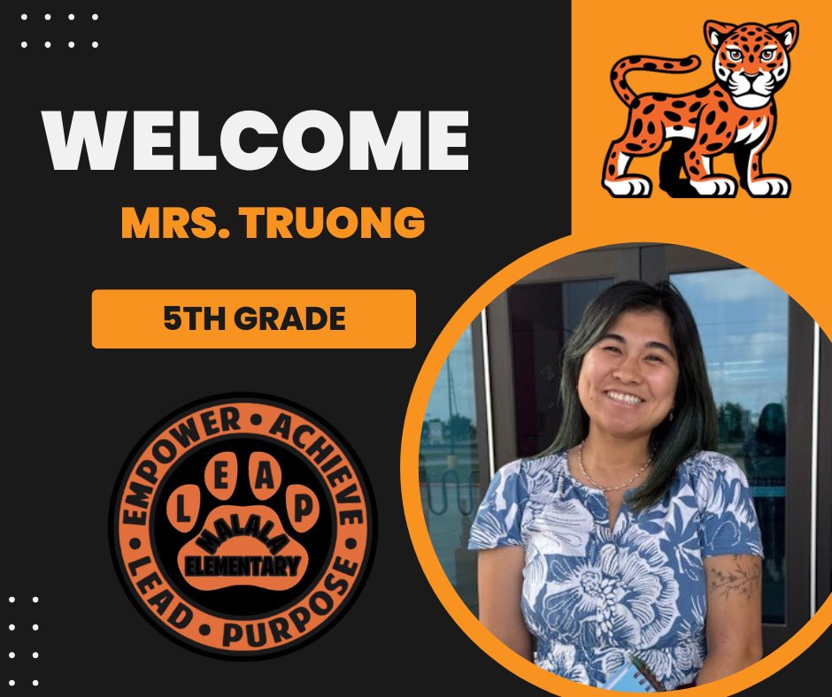 MYE_Leopards's tweet image. Big cheers and warm smiles as we welcome our amazing new 5th grade teachers to the Malala Elementary family!— we’re so excited for the journey ahead. Here’s to a brilliant school year together! 💙 #MalalaElementary #WelcomeAboard #5thGradeMagic