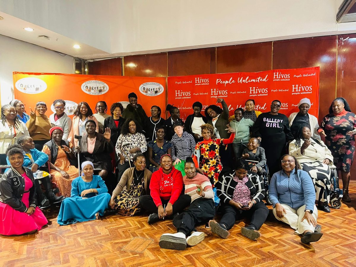 Missdeafpride's tweet photo. As MDPZT, we were honored to attend the Women with Disabilities Forum Launch and a powerful 2-day event.Feminist.Transformative.Leadership Workshop hosted by WCOZand Hivos. 🙌🏾💜These spaces are critical in amplifying the voices of women and girls with disabilities and strengthen. https://t.co/mte6gcnAH1