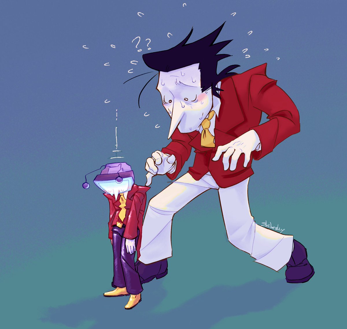 shibesky_'s tweet image. Top Ten Cool Party Tricks To Scare And Guilt The Hell Out Of Your Business Partner #DELTARUNE #spamton #tenna #spamtenna