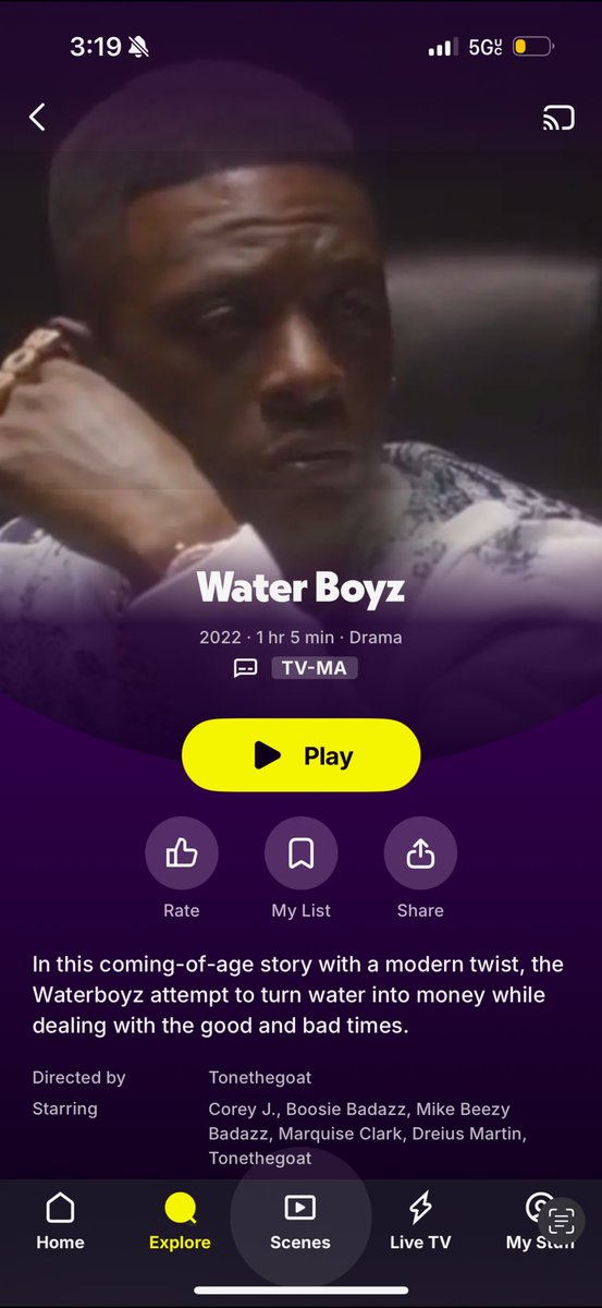 BOOSIEOFFICIAL's tweet image. JUST DROPPED 2 MORE ON MOVIES 🍿@tubi “WHERES MJ “n “ WATERBOYZ “ YALL GO CHECK IT OUT N RUN MY NUMBERS UP ‼️‼️ NEED ALL MY FANS TO SUPPORT 🔥✔️💯‼️🎥