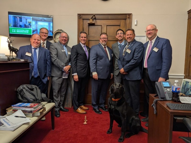 MASALeaders's tweet image. Day 2 on Capitol Hill! Our MASA delegation met with Sen. Schmitt, Rep. Cleaver’s LA Brock Boze, Rep. Onder, &amp;amp; more. We’re proud to elevate Missouri voices in D.C.—and yes, we met Congressman Onder’s dog, Bear! 🐾🇺🇸

#MASAleads #AASAAdv25 #EducationAdvocacy